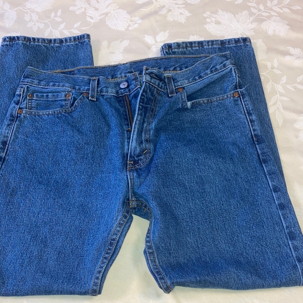 LEVI'S 505 Blue Denim Jeans 33x30